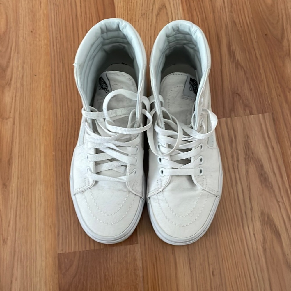 White High Top Vans